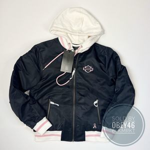 Harley-Davidson Women's Pink Label 3-in-1 Bomber Jacket Black 97419-23VW SIZE XS